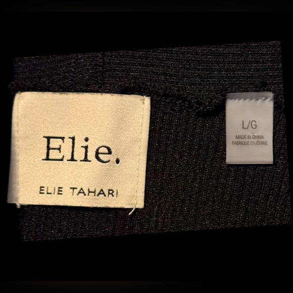 Elie Tahari Shawl Collar Drape Front Cardigan sz L - Picture 5 of 7